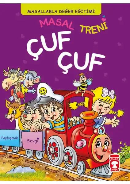 Timaş Çocuk Masal Treni Çuf Çuf Renkli ve Eğitici Hikâye Kitabı 2022