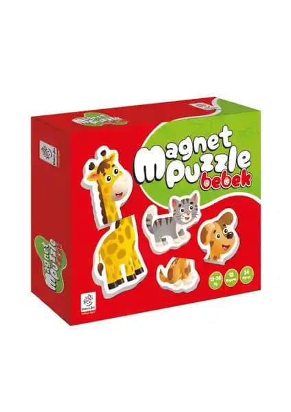 Yükselen Zeka İlk Magnet Puzzle 12 Sayfa Çocuklar İçin Eğitici ve Eğlenceli Oyuncak