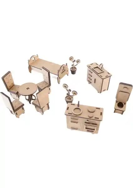 3D Ahşap Puzzle Ev Eşyaları Seti 105 Parça Detaylı İnceleme ve Kullanım Yönergeleri
