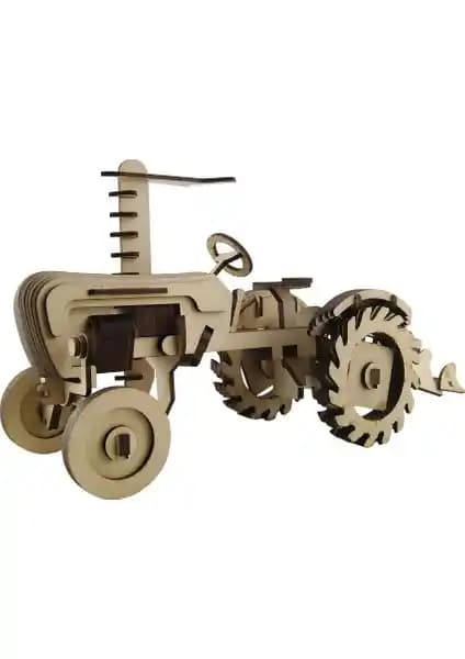 3D Ahşap Vintage Çiftlik Traktörü Maketi: Detaylı İnceleme ve Kullanım İpuçları