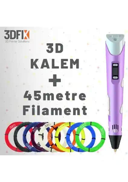 3DFIX 3D Kalem ile Yaratıcılığınızı Geliştirin ve Sanatsal Projelerinize Yeni Boyut Katın
