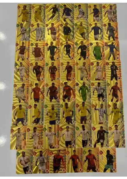 Abetto Market Futbolcu Gold Kart Seti: Estetik ve Dayanıklı Koleksiyon Ürünü