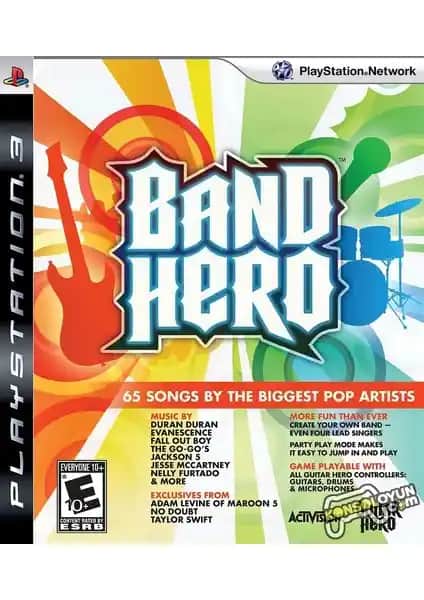 Activision Band Hero PS3: Müzik Tutkunları İçin Enerjik ve Çok Yönlü Bir Müzik Oyunu