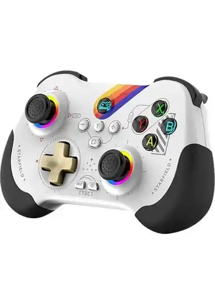 Adalia Z01 RGB Kablosuz Oyun Denetleyicisi: Çok Platform Uyumlu ve Yüksek Performanslı Oyun Konsolu Kontrol Cihazı
