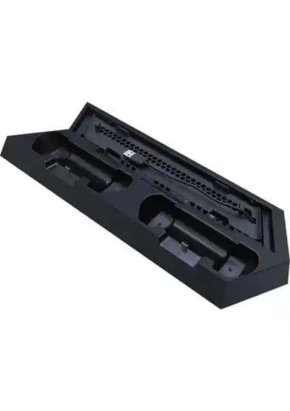 Airstorr TP4-023B PS4 Slim Pro İçin Çok Fonksiyonlu Dikey Stand ve Soğutucu