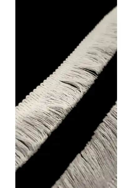 Altay Aksesuar Beyaz Kenar Püskül Saçak Dekoratif ve Kullanışlı Bir Aksesuar Seçeneği