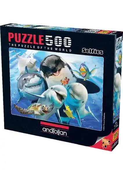 Anatolian 500 Parçalık Puzzle Derinlerde Selfie Türkiye Üretimi Zihinsel ve Sanat Gelişimini Destekler