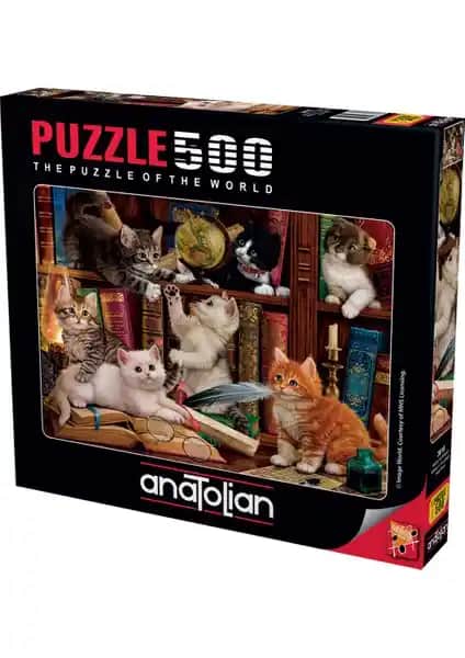 Anatolian 500 Parçalık Puzzle Kediler ve Kitaplar Detaylı İnceleme ve Kullanım İpuçları