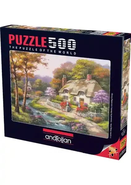 Anatolian 500 Parçalık Puzzle Konakta İlkbahar: Zihinsel Gelişim ve Aile Eğlencesi İçin Ideal