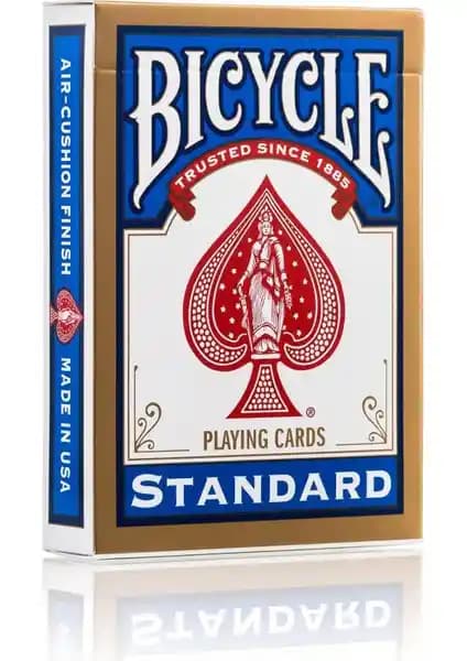 Bicycle Index Back 808 Rider Intern Gold Mavi Oyun Kartları Uzun Ömürlü ve Yüksek Performanslı