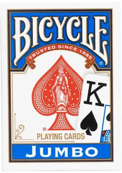 Bicycle Rider Back International Jumbo Index Mavi Kartlar Güvenilir ve Konforlu Oyun Deneyimi İçin