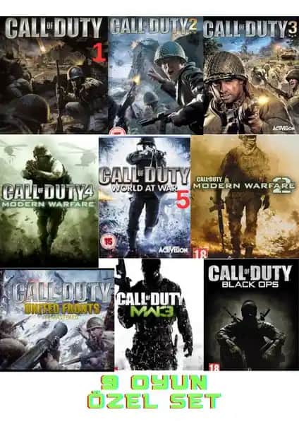 Call of Duty 9'lu Seri PC Oyunu Koleksiyonu Yüksek Performans ve Kolay Kurulum İmkanıyla