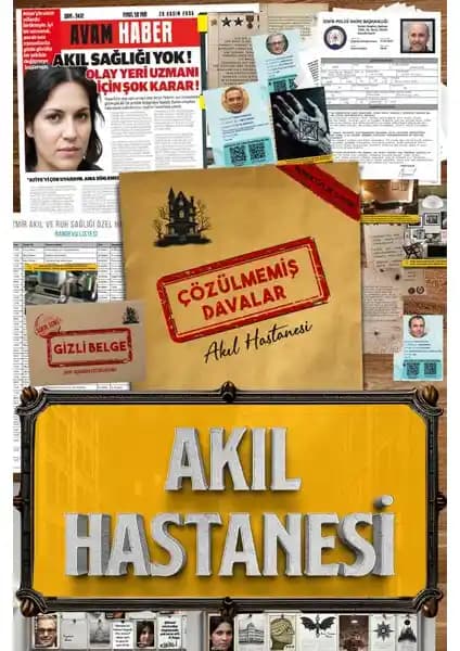 Çözülme<miş> Davalar Akıl Hastanesi Dedektiflik Oyunu: Zeka ve Mantık Geliştiren Eğlenceli Masa Oyunu