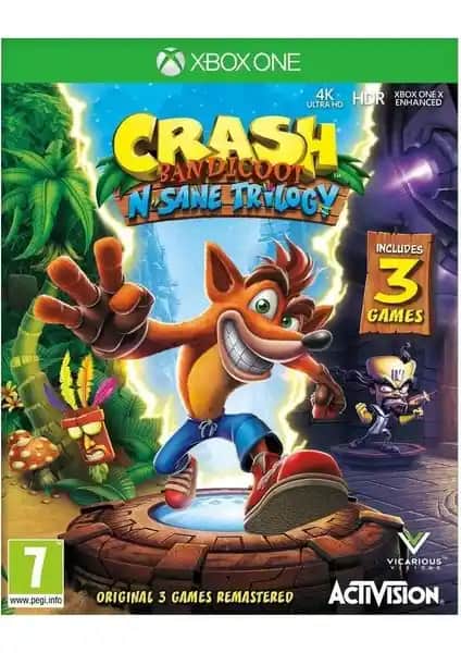 Crash Bandicoot N. Sane Trilogy Xbox One: Yenilenen Serüvenler ve Zorlu Seviyeler
