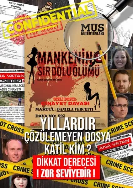 Dedektifim Official Mankenin Sır Dolu Ölümü: Zekayı Test Eden Dedektiflik Kutusu