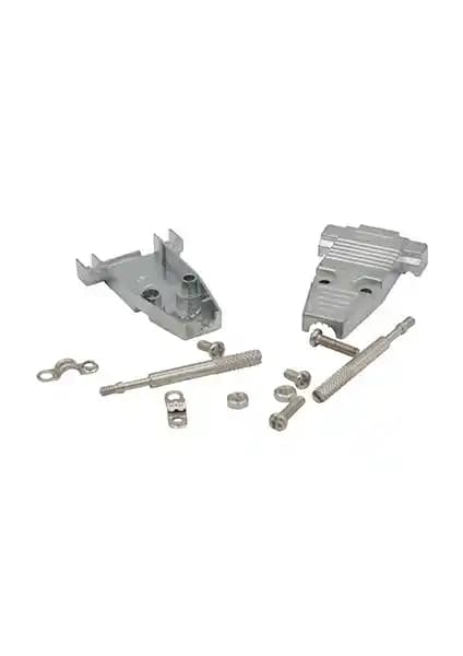 Demir Led 9 Pin D-Sub Kapak Metal Seti 5 Adet Elektronik ve Endüstriyel Uygulamalar İçin