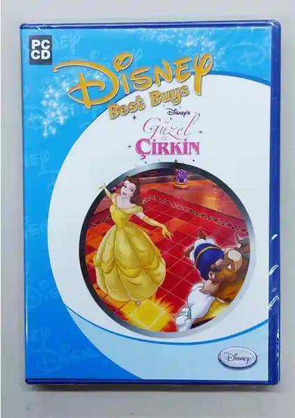 Disney Güzel ve Çirkin PC CD Oyunu Koleksiyon Değeri Yüksek Orijinal Kutulu Ürün