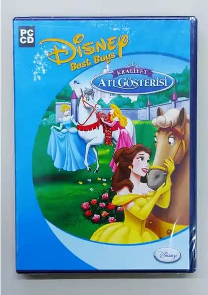 Disney Kraliyet Atı Gösterisi PC CD Oyunu Orijinal Kutulu ve Türkçe Kılavuzlu Koleksiyon Parçası