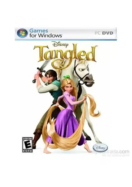 Disney Tangled Temalı Çocuk ve Gençler İçin Renkli ve Güvenli Bilgisayar Ürünü