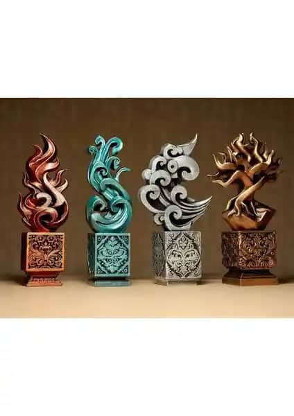 Dört Element Heykelleri ile Mekânlarınıza Doğal ve Şık Dokunuşlar