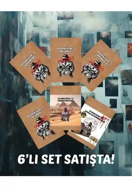 Ege Akademi 6'lı Paket Premium Dedektif Oyunu Çocuklar İçin Eğitici ve Eğlenceli Masa Oyunu