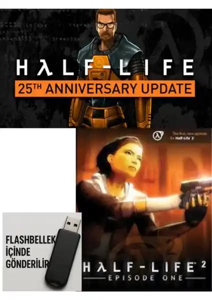 Half-Life 2 Episode 1 ve 25. Yıl Aniversarı Türkçe Oyun Paketi - Hızlı Kurulum ve Kaliteli İçerik