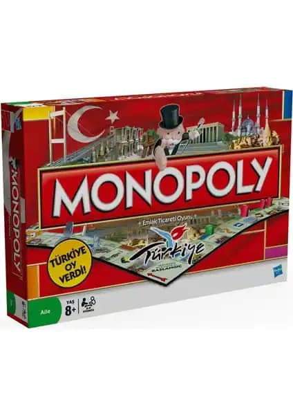 Hasbro Monopoly Türkiye: Türkiye'nin Şehirlerini Keşfeden Stratejik Masa Oyunu