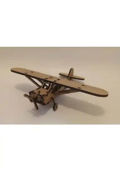 Hobi İçin Uygun Ahşap Uçak Maketi Seti Kolay Montaj ve Kişiselleştirme İmkanıyla