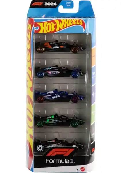 Hot Wheels Formula 1 5'li Araba Seti ile Koleksiyonunuzu Zenginleştirin ve Yarış Heyecanını Evinize Taşıyın