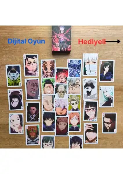 Jujutsu Kaisen Temalı Anime Kart Destesi: Koleksiyon ve Oyun İçin Yüksek Kalite Kartlar