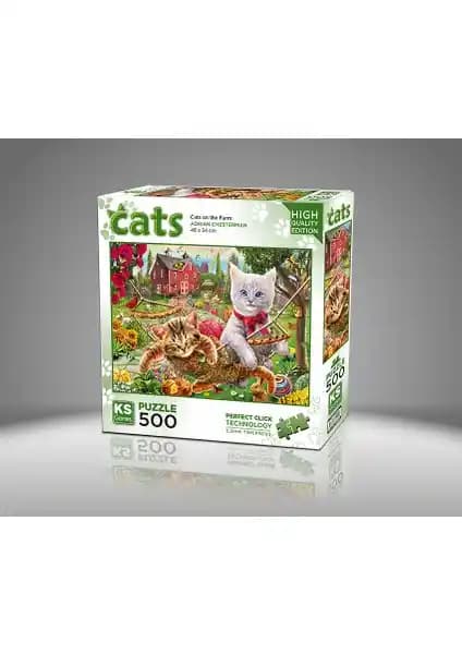 KS Games Cats On The Farm 500 Parça Puzzle Detaylı İnceleme ve Özellikleri