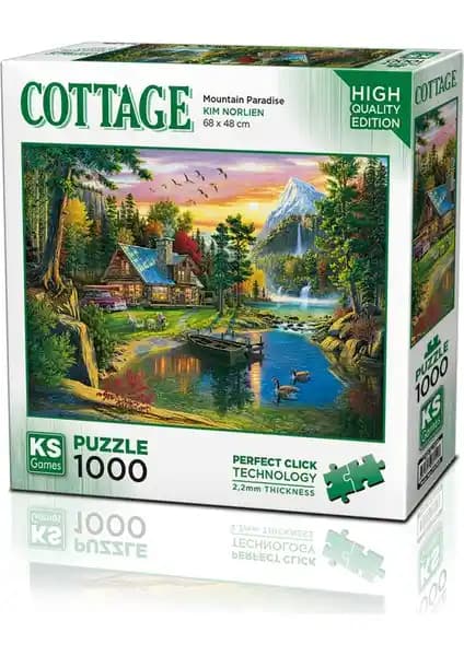 KS Games Mountain Paradise 1000 Parça Puzzle Doğa Temalı Yüksek Kalite Puzzle Ürünü