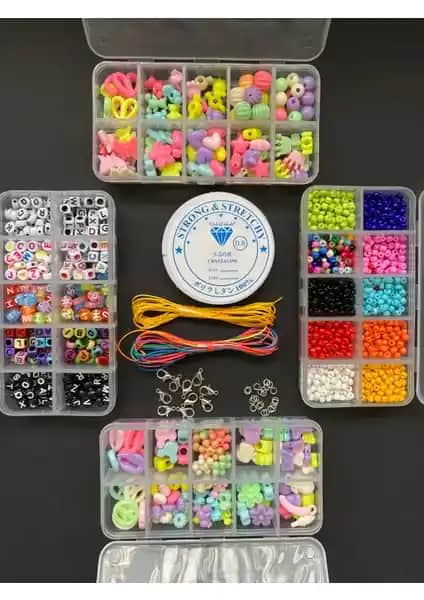 Livza Bijuteri Çift Şeker Hobi Takı Seti: Yaratıcı Kendin Yap Takı Tasarımı için Ideal