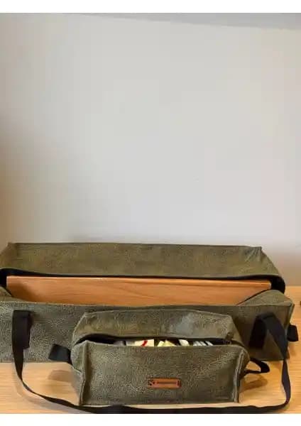 Mady Aksesuar Koyu Yeşil Okey Takım Çantası Şık ve Dayanıklı Depolama Çözümü