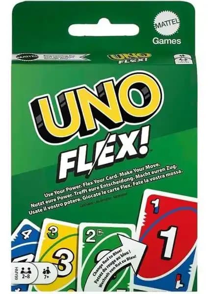 Mattel HMY99 Uno Flex Kartlar: Yenilikçi ve Eğlenceli Kart Oyunu Çocuklar ve Aileler İçin