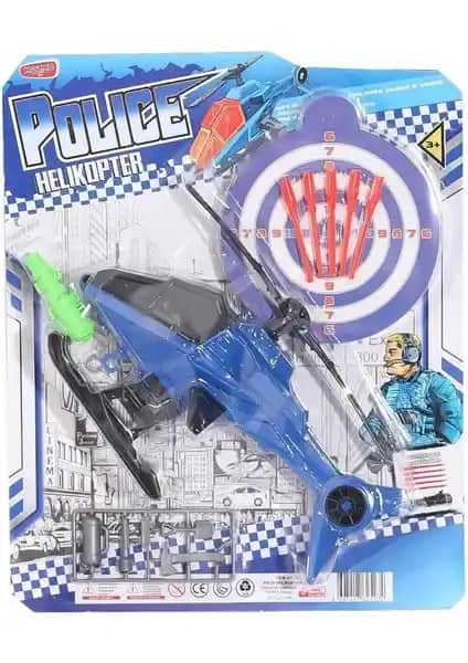 Melfxxl ML523 Kartela Polis Helikopteri: Güvenli ve Eğlenceli Çocuk Oyuncağı