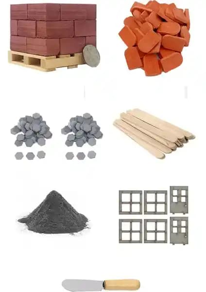 Mini Nalbur Minyatür İnşaat Seti Usta Paketi ile Detaylı ve Gerçekçi Model Yapımı