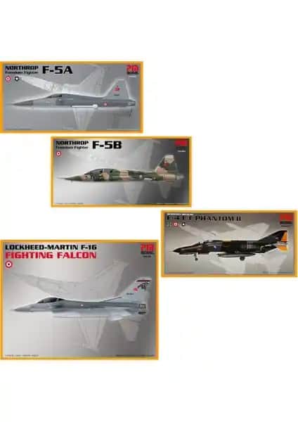 Pm Model Maket Set Tuaf Fighters: Çoklu Uçak Modelleri ile Gelişmiş Hobi Deneyimi