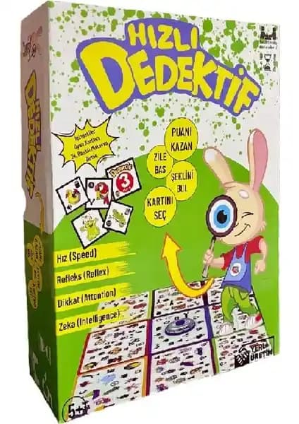 Ritoys Hızlı Dedektif Kutu Oyunu: Zeka ve Strateji Geliştirici Eğlenceli Oyun