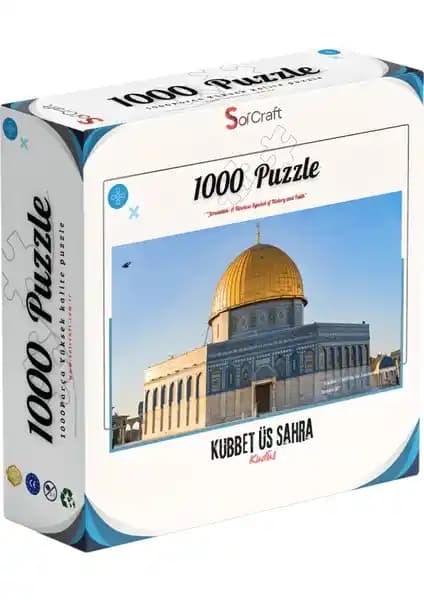 Soi Craft 1000 Parça Kudüs Mescidi Aksa Puzzle ile Sanat ve Zihin Gelişimi Deneyimi