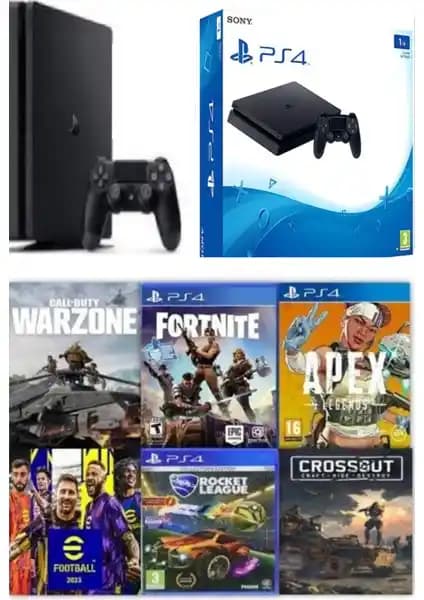 Sony PS4 Slim 1TB Oyun Konsolu Güçlü Performans ve Geniş Oyun Kütüphanesi ile