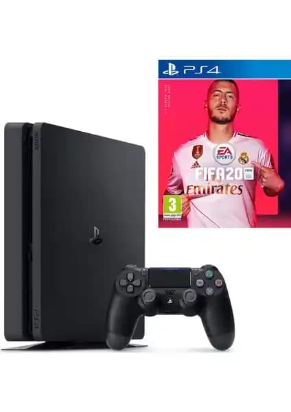 Sony PS4 Slim 500 GB Oyun Konsolu ve FIFA 20 ile Gelişmiş Eğlence Deneyimi