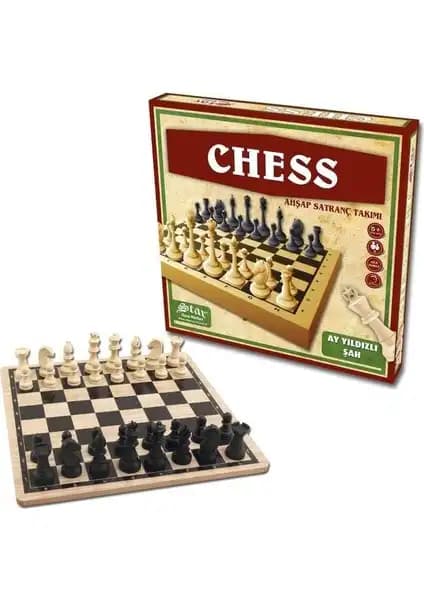 Star Chess Ahşap Satranç Takımı: Dayanıklı ve Estetik Tasarımla Stratejik Oyun Deneyimi