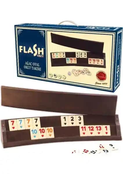 Star Flash Oval Ağaç Okey Takımı: Estetik ve Dayanıklı Tasarım ile Geleneksel Oyun Deneyimi