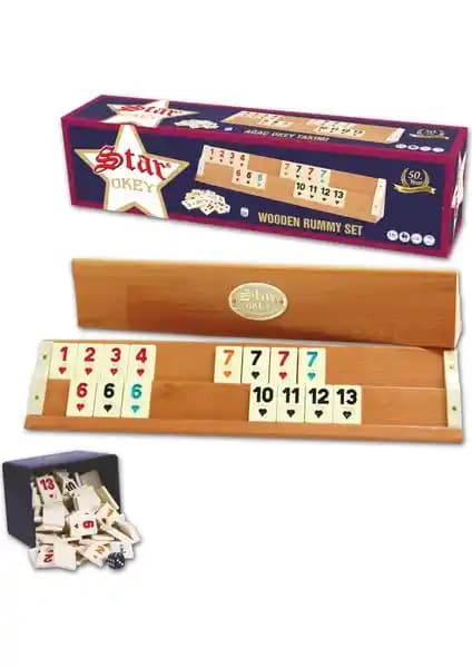 Star Okey Star Ağaç Okey Takımı: Dayanıklı ve Estetik Oyun Seti Özellikleri