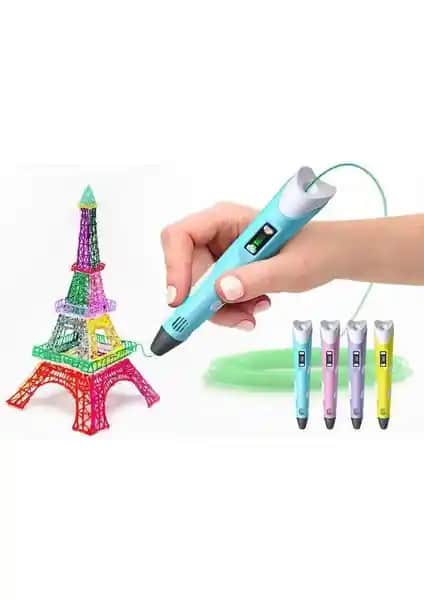 Teknoartshop Üç Boyutlu Yazıcı 3D Kalem Pen Printer: Çok Yönlü ve Kullanıcı Dostu Tasarım Aracı