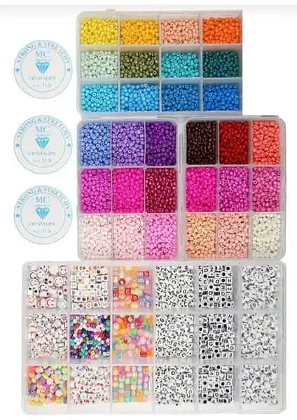 Yiğit Aksesuar 4 Kutulu Mega Takı Yapım Seti ile Yaratıcılığınızı Geliştirin