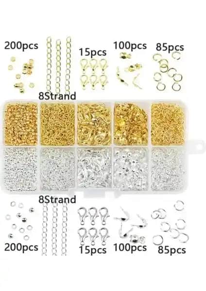 Yiğit Aksesuar 800 Parça Takı Yapım Seti: Geniş ve Çeşitli Takı Malzemeleri