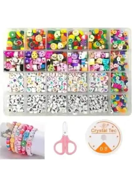 Yiğit Aksesuar Harf Boncuk ve Fimo Takı Yapma Seti ile Yaratıcı Hobi Deneyimi