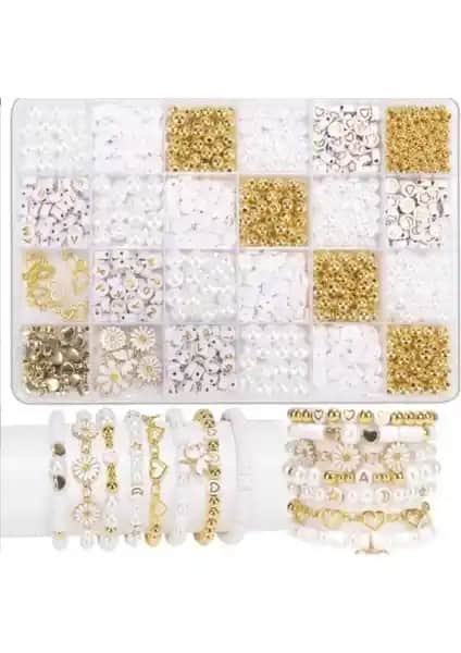 Yiğit Aksesuar İncili Boncuk ve Ara Aparat Takı Seti ile Kişisel Tasarımlar Yaratın